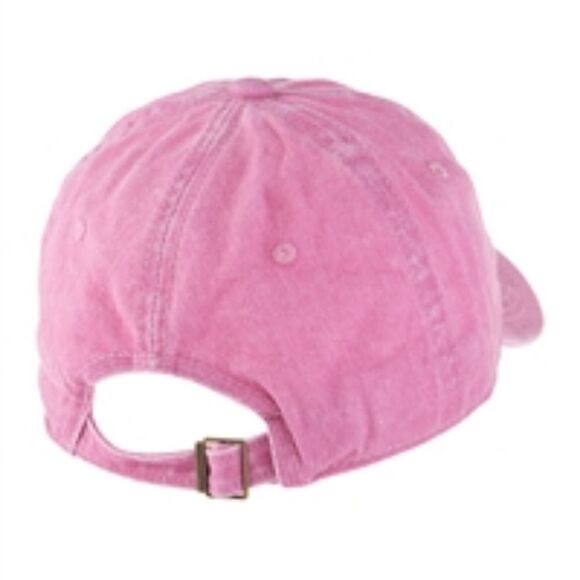 Acid wash pink baseball cap - Picture 4 of 6
